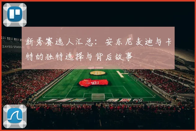 新秀赛选人汇总：安东尼麦迪与卡特的独特选择与背后故事